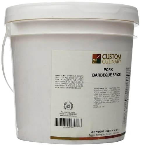 Vista 2 de Custom Culinary Especias de Barbacoa de Cerdo, 10 Libras
