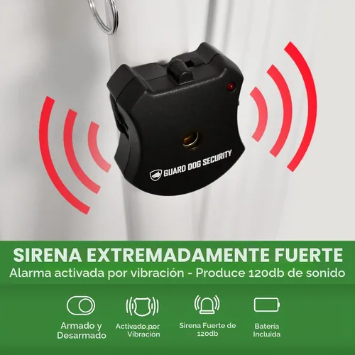 Vista 2 de Guard Dog Security Puerta Jammer 2 en 1 Perilla de puerta ajustable Jammer y barra de seguridad para puerta de patio corrediza – 40 ajustes Negro