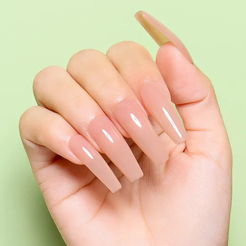 Vista 5 de AIMEILI Esmalte de uñas de gel de canela Soak Off UV LED translúcido (462) 0.3 fl oz