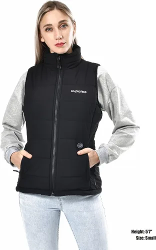Vista 2 de uupalee Chaleco térmico con batería incluida para mujer y hombre