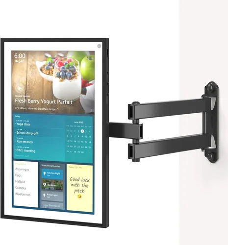 Vista 10 de WALI - Montaje plegable para TV en el techo, con giro y rebatible, para pantallas planas de 17 a 42 pulgadas, hasta 19.9 kg, montaje bajo gabinete