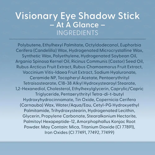Vista 9 de twenty/twenty beauty Visionary - Lápiz de sombra de ojos en crema brillante, seguro para ojos sensibles, desarrollado por oftalmólogos, vegano