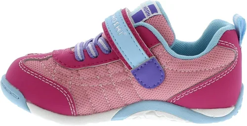 Vista 2 de TSUKIHOSHI 1521 Kaz - Zapatilla de deporte infantil lavable a máquina con caja de punta ancha y suela antideslizante para niños pequeños de 1 a 8