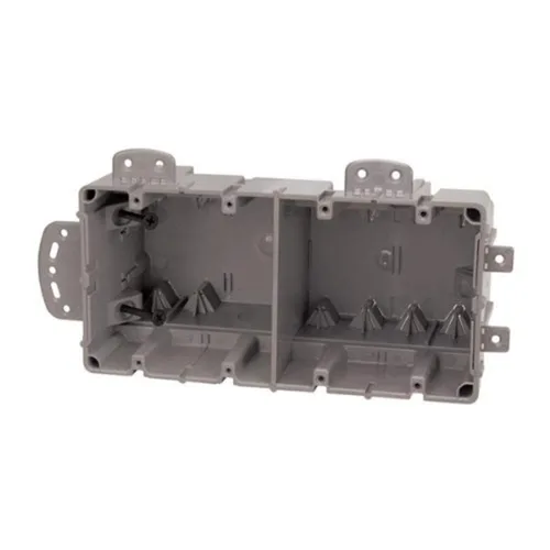 Vista 9 de Southwire MSBMMT1G Caja de dispositivo de montaje múltiple de 1 banda con profundidad ajustable; resistente 42 libras