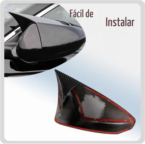 Vista 7 de MUXEE 2PCS Nuevas Cubiertas de Espejo Retrovisor Deportivas para Hyundai Tucson 2022 2023 2024 2025 ABS Cubiertas de Tapas de Espejo Lateral Negro