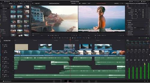 Vista 4 de Blackmagic Design DaVinci Resolve 14 Studio License Key Item negro