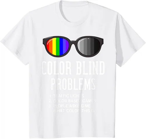 Vista 18 de Color Blind Problems - Camiseta para regalo con gafas de prueba