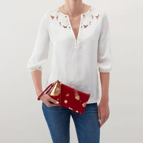 Vista 5 de HOBO Darcy, Gold Leaf Cow Hide