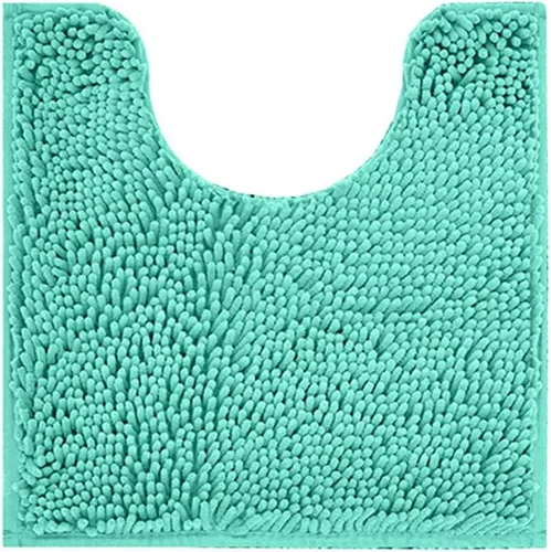 Vista 28 de Reyox Tapete de baño de felpilla, tapetes para inodoro en forma de U, tapete de baño de felpa suave, absorbente y peludo, tapete de contorno