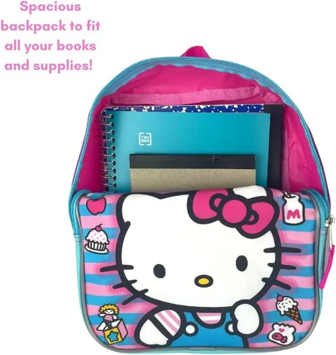 Vista 10 de RALME Mini mochila para niños, niñas y niños pequeños, Multi, Baby Shark