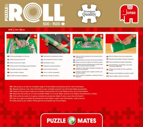 Vista 14 de Jumbo Juegos - Puzzle Mates and Roll - Puzzlematte bis 1500 Teile - Art. Nº 17690