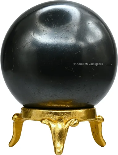 Vista 34 de Amazing Gemstone Bola de cristal de Amazonita con soporte, bolas de meditación de esfera de cristal de 2 pulgadas para brujería y bolas decorativas