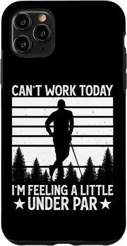 Vista 11 de iPhone 15 Can't Work Today I'm Feeling A Little Under Par - Funny Golf Case