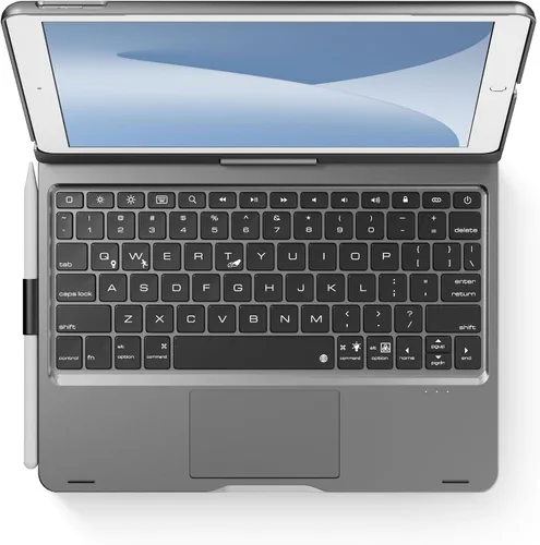 Vista 16 de edaiser Funda de teclado giratoria para Apple iPad mini 6ª 7ª generación a17 Pro, teclado Bluetooth compacto con trackpad retroiluminado RGB
