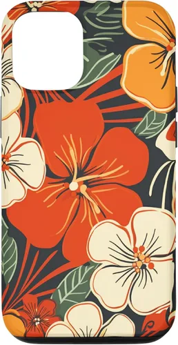Vista 28 de Puakenikeni Flower Watercolor Floral Pattern Case for iPhone 17