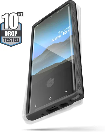 Vista 3 de ENCASED Funda protectora resistente para Galaxy Note 10 Plus (2019 Rebel Armor) Cubierta resistente de cuerpo completo de grado militar