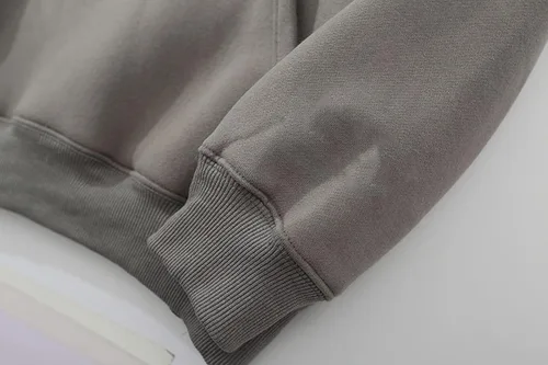 Vista 6 de Sudaderas con capucha de gran tamaño para mujer, sudaderas de forro polar, suéteres de manga larga, suéter de moda 2023, ropa de otoño con bolsillo