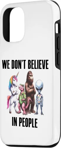 Vista 2 de Funda para iPhone 14 Unicornio Bigfoot Dinosaurio Alien Misteriosos Seres Legendarios