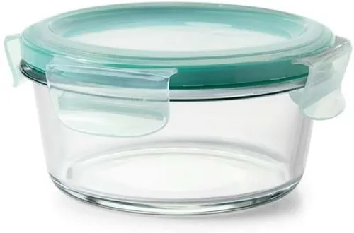 Vista 8 de OXO Good Grips Smart Seal 1-Cup Glass Food Storage Container - Arctic Blue