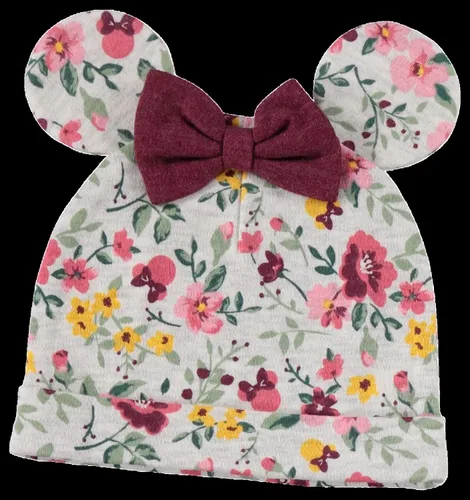 Vista 5 de Disney Minnie Mouse - Conjunto de traje de 4 piezas con pantalones y gorro para bebé recién nacido a bebé