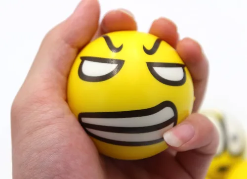 Vista 3 de Juego de 12 bolas de estrés divertidas para la cara, lindas bolas para aliviar el estrés de la mano, muñeca, para niños y adultos, en la escuela u