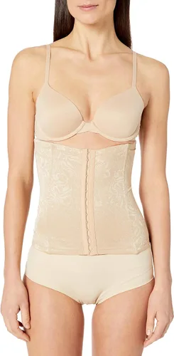 Vista 5 de Maidenform Faja moldeadora para mujer Cinturilla de Control Ultra Firme Entrenador Negro