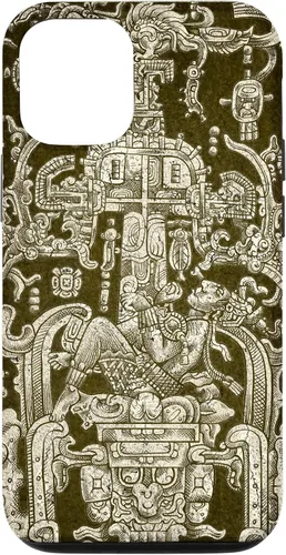 Vista 27 de Funda para iPhone 13 Pro Max King Pakal, viajero en el tiempo maya