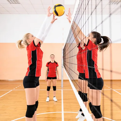 Vista 4 de Rodilleras de voleibol para mujer, rodilleras suaves y transpirables para voleibol, fútbol, baile, yoga, tenis, correr, ciclismo, entrenamiento