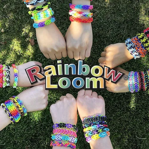 Vista 7 de Rainbow Loom - Kit de pulsera de goma original con gancho de metal