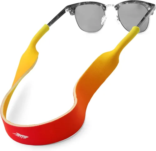 Vista 21 de Pilotfish Correa de neopreno para lentes de sol, retenedor de gafas de neopreno, cordón flotante seguro para lentes de sol con extremos Azteca