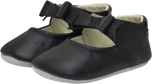 Vista 10 de Robeez First Kicks - Zapatos y tenis unisex para bebés y niños pequeños Cuero Addie Taupe