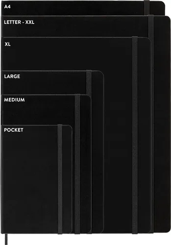 Vista 6 de Moleskine Cahier - Cuaderno de tapa suave, tamaño L (5 x 8.25 pulgadas), hojas en blanco, tapa color rosado cinético, 80 páginas (juego de 3)