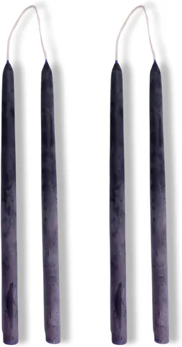 Vista 13 de Candlestock Velas cónicas de cera de abejas – 1/2 pulgada de diámetro, cera de abeja pura 100% natural de Estados Unidos, mecha de algodón, sin