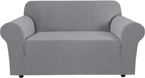 Vista 16 de H.VERSAILTEX Funda elástica para sofá, fundas suaves para muebles de 3 cojines, con tela jacquard gruesa a cuadros con parte inferior elástica, sofá