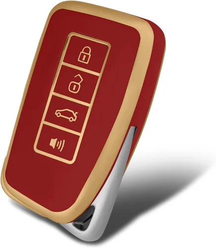 Vista 38 de Funda protectora inteligente de termoplástico con 4 botones para llave de Hyundai; funda compatible con los modelos Elantra, Ioniq, Sonata, Tucson