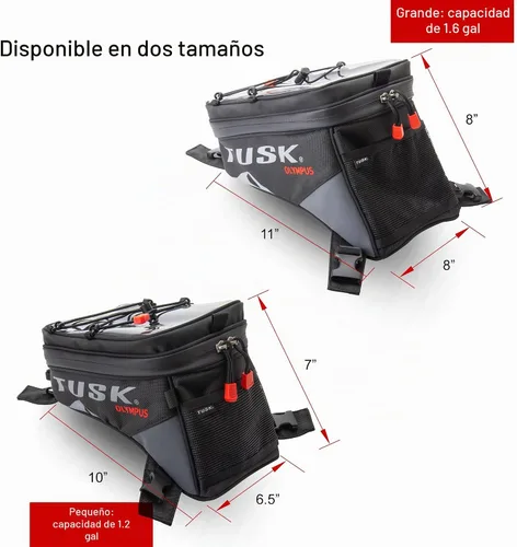 Vista 7 de Tusk Bolsa sobredepósito Olympus, tamaño pequeño, color negro/marrón