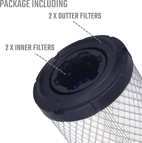 Vista 3 de 2x Kits de Filtros de Aire para John Deere M131802 M131803 Filtro de Aire Interior y Exterior para 1025R (NO TODOS LOS MODELOS) 2025R 2032R 3005