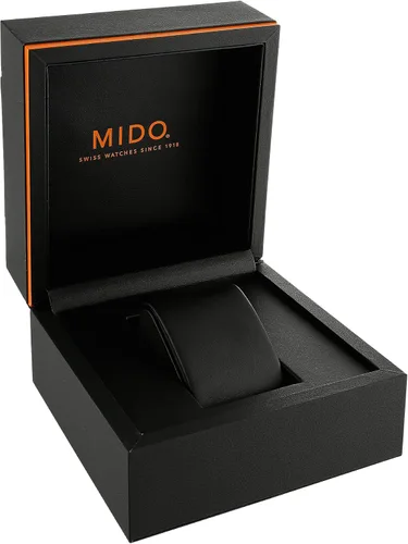 Vista 5 de Mido MIDO-M76004188 Baroncelli Jubilee Analog Display Reloj suizo automático marrón para mujer, Marrón, Moderno