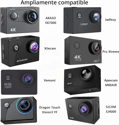 Vista 2 de Funda impermeable para cámara compatible con AKASO EK7000 Action Cam