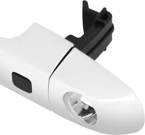Vista 2 de DNA MOTORING Manija de puerta exterior delantera izquierda compatible con 09-13 Kia Forte/Koup, con cerradura de cerradura, cromo, OEM-DHO-01248