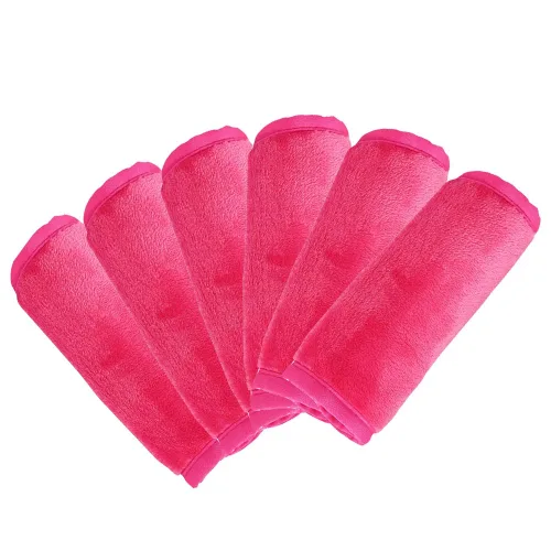 Vista 6 de Paquete de 6 toallas de limpieza reutilizables para uso diario, toallas de limpieza de microfibra facial adecuadas para pieles sensibles