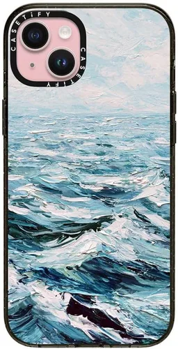 Vista 138 de CASETiFY Impact Funda para iPhone 15 [Probada contra Caídas de Grado Militar 4X / Protección contra Caídas de 8.2 pies / Compatible con Magsafe]