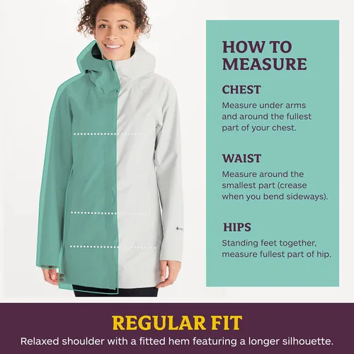 Vista 6 de Marmot Chaqueta Gore-tex ligera y resistente al agua para mujer
