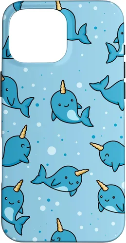 Vista 19 de Narwhal Gift Underwater Unicorn of The Sea Baby Narwhal Case for iPhone 17