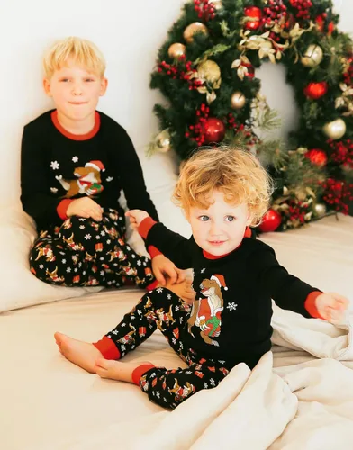 Vista 99 de VAENAIT BABY Infant Toddler Kids Adult Couple Family Matching Women Men Christmas Pjs Xmas Holiday Buffalo Plaid Pajama Set