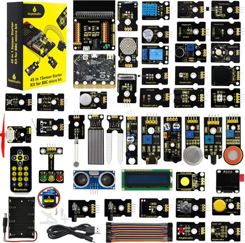 Vista 7 de KEYESTUDIO Kit de inicio de 45 sensores para BBC Microbit V2.2 V2 V1.5