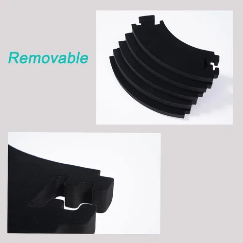 Vista 4 de Protector de pared para tablero de dardos, 5 piezas, tablero de dardos de corcho, envolvente de pared
