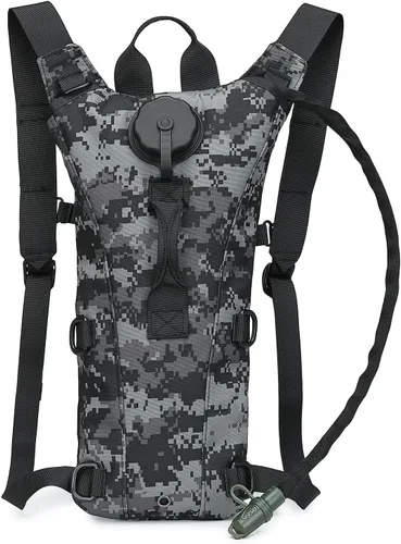 Vista 3 de Mochila de hidratación para correr, chaleco ligero con bolsa de mochila de agua de 3 litros, sin BPA para senderismo, maratón, ciclismo