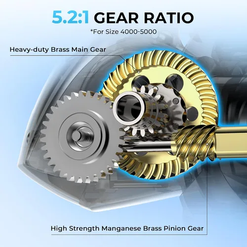 Vista 7 de KastKing MegaJaws Elite Spinning Fishing Reel - 6.2:1/5.2:1 Gear Ratio Fishing Reel, 39.5Lbs Max Drag, Ultra Lightweight & Powerful, 10+1 Stainless