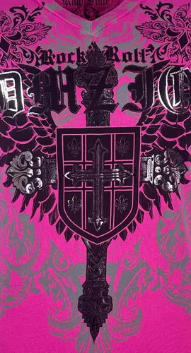 Vista 7 de Archaic by Affliction - Camiseta para hombre Harlow Y2K